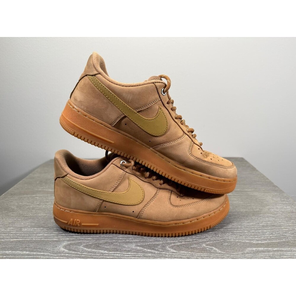 Nike Air Force 1 '07 WB Flax Wheat Gum Retro CJ9179-200 Size 9.5